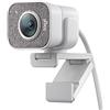 Logitech StreamCam - Webcam per Live Streaming su Youtube e Twitch, Full HD 1080p a 60 fps, Connessione USB-C, Facial Tracking, Autofocus, Video Verticali, Grigio Chiaro