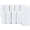 Kare & Kind Contenitori Deodorante (10x) - Bianco - 15 ml - 20 Adesivi Scrivibili - Meccanismo a Vite e Tappo - Vuoti - Contenitori per Cosmetici Ricaricabili per Deodorante Naturale Casalingo, Balsamo Labbra