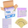 Kare & Kind Tubetti Balsamo Labbra - Confezione da 50 - Fai-Da-Te - Viola - 3/16 Oz (5.5 ml) - Include 50 Adesivi Scrivibili e 50 Stampati - Tappo e Meccanismo a Torsione - Vuoti - Crea Balsamo Labbra Naturale