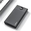 SADSA accumulatore di energia Power Bank 10000mAh Display a Led Caricabatterie portatile Powerbank 10000 Mah Caricabatterie esterno USB per Xiaomi Mi 9 8 Iphone