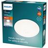 Philips LED Mauve - Plafoniera con sensore di movimento, 6 W, 4000 K, bianco freddo, per illuminazione domestica, interni, soggiorno, camera da letto e sala da pranzo