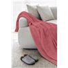 IlGruppone Telo Arredo Tinta Unita in Cotone Panama Grandfoulard Copridivano Copriletto Sofà Made in Italy - Rosa - 2 Posti 280x240