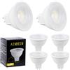 AIMHEIM Lampadine LED GU5.3 MR16 12V 550LM Faretti LED MR16 Led 6000K Lampadine GU5.3 LED Luce Bianca Fredda5W Lampade Led Gu5.3 Equivalente a 50W Alogena Non-Dimmerabile, 6 Pezzi