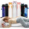Mewaii Peluche Gatto Cuscino Lungo Kawaii 70CM Pupazzo Cuscino di Peluche che Respira Gigante Giocattoli Abbraccio Morbido Giocattolo Regalo per Ragazza