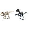 Jurassic World - Indominus Rex Caccia e Divora, dinosauro con luci e suoni & Indoraptor Dinosauro Cerca e Attacca con attrezzatura di tracciamento