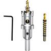 ASNOMY Seghe a Tazza Punta in Carburo Frese a Tazza per Metallo - T.C.T Heavy Duty taglio a foro Tazze Trapano Ideali per Forare su Acciaio Inossidabile e Metallo - 25mm