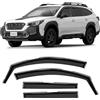 Clim Art Deflettori Compatibile con Subaru Outback 19-25 - Incasso 4Pz