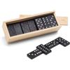 Gioco domino in scatola di legno personalizzabile personalizzate o neutre