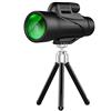 GagalU Telescopio monoculare 12x50, monoculare compatto impermeabile ad alta potenza con visione notturna Monoculare portatile con prisma BAK4 FMC con adattatore per smartphone