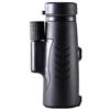 GagalU Telescopio monoculare 8x42, monoculare portatile ad alta potenza con visione notturna Prisma BAK4 Lente FMC Monoculare impermeabile con adattatore per smartphone per adu