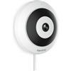Reolink Poe 6MP Telecamera Fisheye, Vista a 360°, Rilevamento di Uomo, Audio a 2 Vie, Visione Notturna a Infrarossi, Telecamera Poe Interno, Installazione a Soffitto/Parete/Scrivania, Fe-P (Bianco)