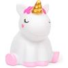Legami - Luce notturna per Bambini, 4 Colori, Batterie incluse, 20 Ore di Autonomia, 10,4x11,5 cm, Tema Unicorn