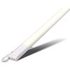 B.K.Licht - Lampada sottopensile cucina LED con interruttore on/off, luce bianca calda, cavo di collegamento incluso, lampada sottopensile, lampada led sottopensile, 57,5x4,9x1,3 cm, bianco-argento