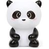 Legami - Luce notturna per Bambini, 4 Colori, Batterie incluse, 20 Ore di Autonomia, 9x11,5 cm, Tema Panda
