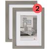 walther design Construction JK318DD, Cornice di Design, 13 x 18 cm, Acciaio