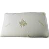 mauro Cuscino da letto Saponetta Memory Foam, federa Aloe Vera-Misura italiana 50x80 alto 10 cm- Anallergico Traspirante Sfoderabile Antiacaro- Made in Italy