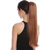 WIG ME UP - YZF-1094S-30 Toupet Coda di cavallo Fermacapelli a pettine e Fascette 63 cm Lisci Castano Ramato