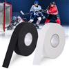 Huiguli Nastro per Racchette, 2 Rotoli Nastro Hockey, 2.5cmx25m Nastro Adesivo Sport, Nastro Anti-Scivolo per Impugnatura Badminton/Racchetta Ping Pong/Bastone Golf (Nero & Bianco)