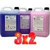 ECOBOLLE OFFERTA 3X2: Detersivo per Lavatrice, Ammorbidente e Lavapavimenti Lavanda, Super Profumati e Concentrati 15KG