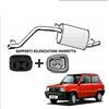 Generico MARMITTA SILENZIATORE POSTERIORE MOTORE FIAT PANDA 750 900 1000 LANCIA Y10 1.0