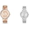 Michael Kors Orologio Parker da donna, movimento a tre lancette, cassa in acciaio inossidabile oro & Orologio Mini Darci da donna, movimento a tre lancette