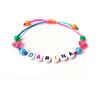 Svitlana Mykhed Bracciale personalizzato con nome DARINA messaggio, iniziale, logo (reversibile, personalizzabile) uomo, donna, bambino