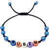 Svitlana Mykhed Bracciale personalizzato con nome JENNIFER messaggio, iniziale, logo (reversibile, personalizzabile) uomo, donna, bambino, neonato.