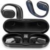 Qutsvosh True Wireless Open Ear Auricolari con Ganci Auricolari Sport Cuffie Open Ear Cuffie Bluetooth 5.3