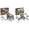 LEGO 75337 Star Wars Walker AT-TE, Set da La Vendetta dei Sith, Modellino da Costruire & 75345 Star Wars Battle Pack Clone Troopers Legione 501, Modellino Da Costruire