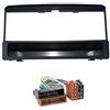 Audioproject A194 - Set di mascherina radio per Ford Focus Mondeo Galaxy Fiesta Cougar, vano portaoggetti e adattatore radio, colore: Nero