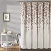 Lush Decor Tenda da doccia con motivo floreale piangente, 183 x 183 cm, viola