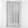 Douceur d'Intérieur, tenda trasparente con occhielli (140 x 280 cm) Sunny Gold, tulle sabbiato stampato metallizzato