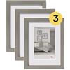 walther design Construction JK318D3, Cornice di Design, 13 x 18 cm, Acciaio
