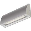 ledscom.de Lampada da parete LED/luce per scale SEGIN per esterni, IP54, piatta, downlight, grigio opaco, angolare, 6,3 W, 630lm, bianco freddo
