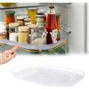 Ntmaichy Lazy Susan - Organizzatore per frigorifero, piatto girevole trasparente, per armadio, tavolo, dispensa, cucina, piano di lavoro