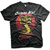 Cobra Kai Licenza Ufficiale Never Dies Uomo Maglietta (Nero), Small