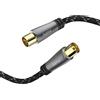 Hama Cavo antenna, Coax. maschio - Coax. fem, metallo, oro, 5,0 m, 120 dB