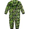 Harry Bear Pigiama Pile Bambino | Pigiama Inter Bambino Camouflage | Pigiama Intero | Verde 9-10 Anni