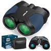 BNISE 12x25 Binocolo Compatto per Adulti e Bambini, Piccolo Binocolo con Scarsa Visibilità per Birdwatching, Teatro e Concerti, Caccia e Giochi Sportivi