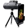 GagalU Telescopio monoculare 12x50, monoculare compatto impermeabile HD ad alta potenza con adattatore per smartphone e treppiede Monoculare con obiettivo FMC prisma BAK4 con vi