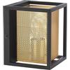 ONLI Applique Malik Nero e Oro 1 Luce