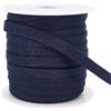 BENECREAT Cordoncini di Ricambio Piatti In Cotone Blu di Prussia Da 25 m, Corda Piatta con Coulisse Larga 10 mm con Bobine di Plastica per Accessori per Indumenti, Pantaloni Sportivi, Maglioni