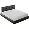BIANCHERIAWEB Traversa Coprimaterasso Per Letto In Spugna 100% Cotone Jacquard Made In Italy Angoli Elasticizzati
