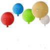 TIANCAI Plafoniera a palloncino colorato Lampada a soffitto moderna semplice, Lampadario decorativo per camerette per bambini, 25 cm di diametro, con lampadina da 5W (Bianco)