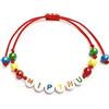 Svitlana Mykhed Bracciale personalizzato con nome MIPYNU messaggio, iniziale, logo (reversibile, personalizzabile) uomo, donna, bambino, neonato.
