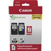 Canon Cartuccia Canon 5225B013 Value pack Nero/Ciano/Magenta/Giallo 2pz [PG-540+CL-541]