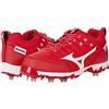 Mizuno 320638.1000.11.0900, 9 Picchi Swift 7 Low-Tacchetti Softball da Donna in Metallo, Rosso/Bianco, 9