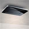 Baraldi Stivia free Cappa cucina da soffitto 90 cm, Classe A - Vetro Nero