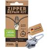 Zlideon Kit Riparazione Cerniere in Plastica - 1 pz, Argento (L/5) | Cursore di Ricambio Istantaneo per Zip di Abbigliamento per Bambini, Abbigliamento Sportivo, Copripiumini | Prodotto in Germania