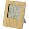 Stazione meteorologica in bamboo e ABS Piper personalizzate o neutre